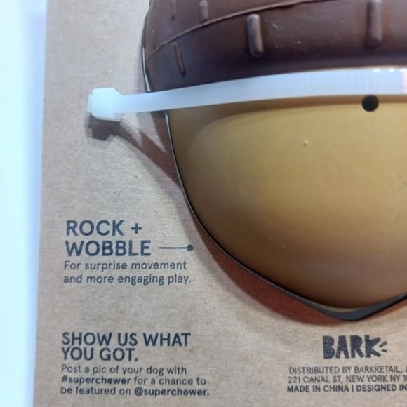 Bark Acorn Super Chewer Treat Dispenser Dog Toy Size Large 50+lb Acorncopia - Picture 3 of 9